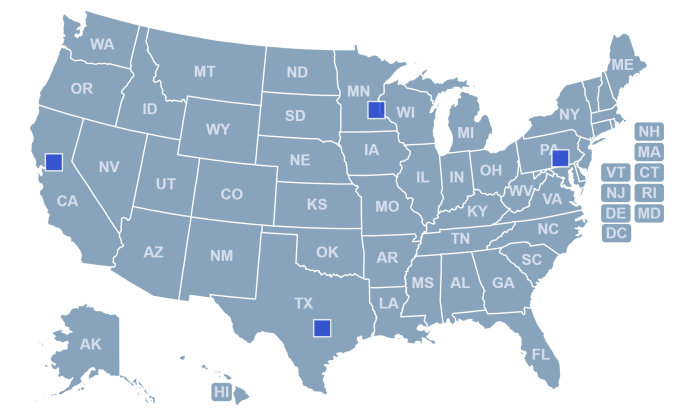 CHP Microgrid Locations